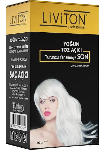 Liviton Saç Açıcı Set 20 Gr X 12 Adet