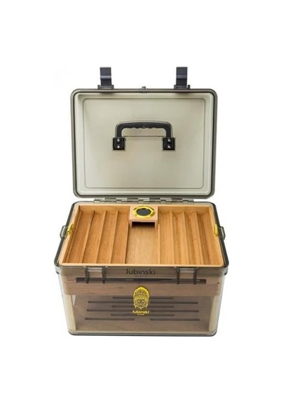 Lubinski Plexi -sedir Şeffaf Puro Kutusu Humidor 100s Lb-019
