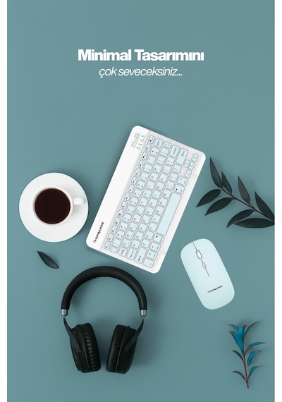 Tablet Ve Telefonlar İçin Bluetooth - Wireless Klavye Ve Mouse Set - Siyah Diğer Tablet Ve Telefonlar İçin Bluetooth - Wireless Klavye Ve Mouse Set - Siyah Diğer