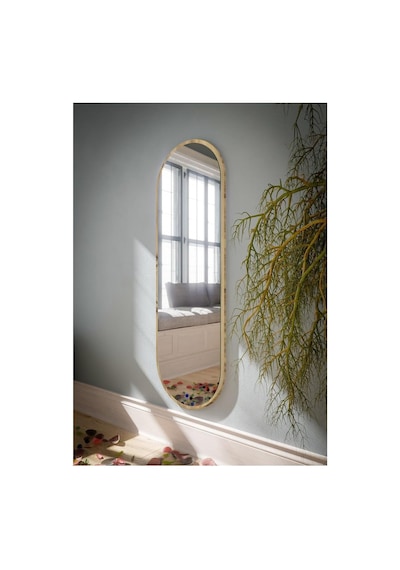 Tr Keçe Gold Oval Dekoratif Boy Aynası 50x150,keçe Diğer