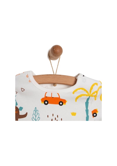 HelloBaby Yenidoğan Tshirt-Patiksiz Alt 2li Takım Erkek Bebek Yeşil