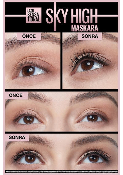 Maybelline New York Lash Sensational Sky High Maskara Siyah