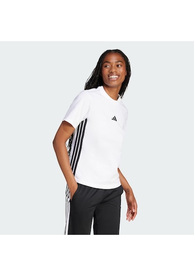 Adidas Essentials 3-stripes Cotton Kadın T-shirt Jd0844 Beyaz