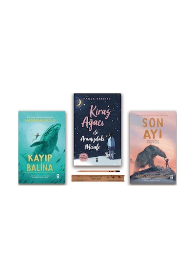 Genç Timaş Son Ayı - Kayıp Balina - Kiraz Ağacı ile Aramızdaki Mesafe Set 3 Kitap