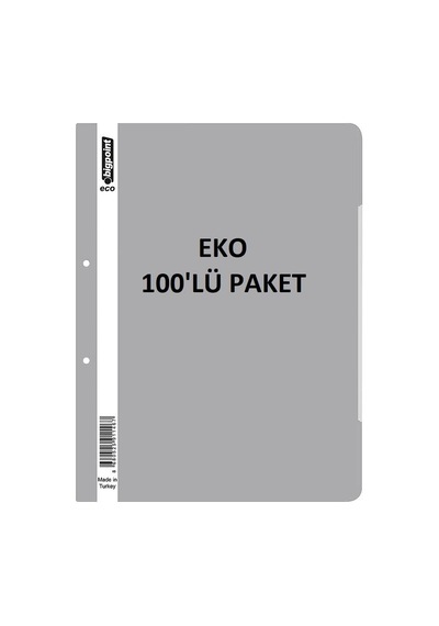Bigpoint Telli Dosya Eco Gri X 100 Adet Diğer