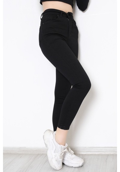 Mokashopin - Cepli Dar Paça Solmayan Pantolon Siyah - 1824.1431. 001