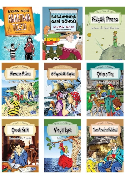 Parıtlı Yayınları Küçük Prens,mercan Adası,çocuk Kalbi Ve Şermin Yaşar Ortaokul Okuma Seti