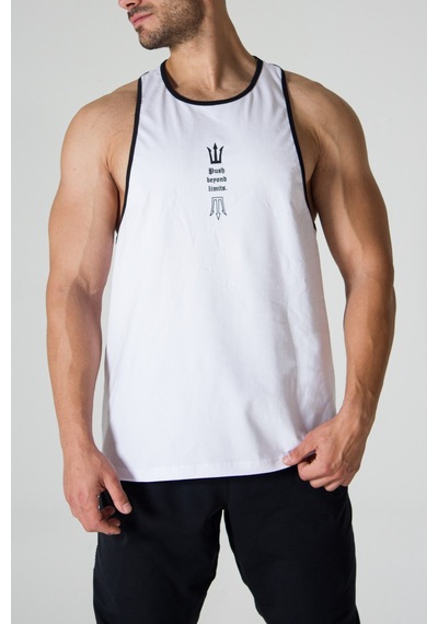 Pose I Down Push Beyond Limit Oversize Atlet BEYAZ