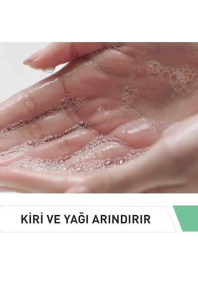 CeraVe Normal ve Yağlıya Dönük Ciltler için Köpüren Temizleyici 236 ML
