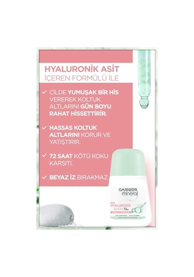 Garnier Mineral Hyaluronik Bakım Roll-on 50ml