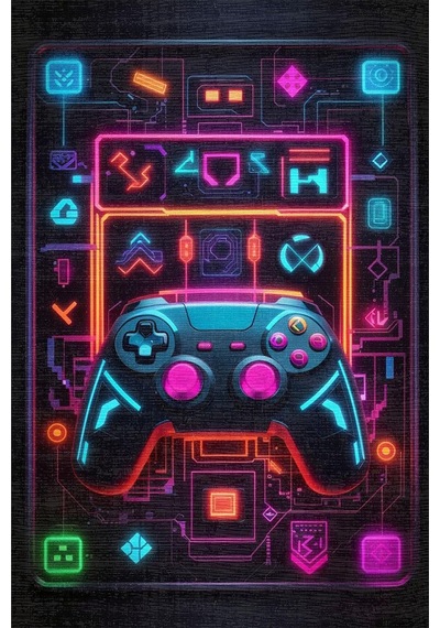 Nolane Kadife Oyuncu Odası Halısı Kaymaz Pamuk Tabanlı Yıkanabilir Antibakteriyel Gamer, Gaming Halısı 200x300 Diğer