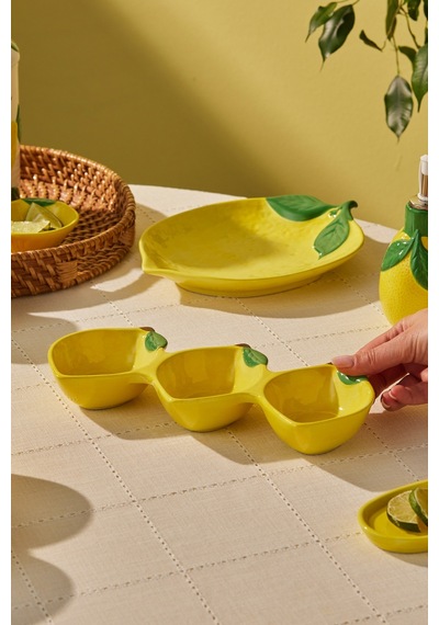 Karaca Lemon Sunumluk 26 Cm Sarı