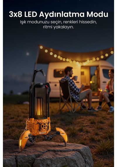 GravaStar Supernova Özel Seri Led Işıklı 25W Bluetooth Hoparlör