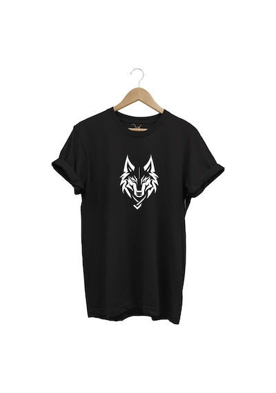 Bozkurt Türkçü Kurt Baskılı %100 Pamuk Regular Fit Bisiklet Yaka Siyah T-shirt Siyah Bozkurt Türkçü Kurt Baskılı %100 Pamuk Regular Fit Bisiklet Yaka Siyah T-shirt Siyah