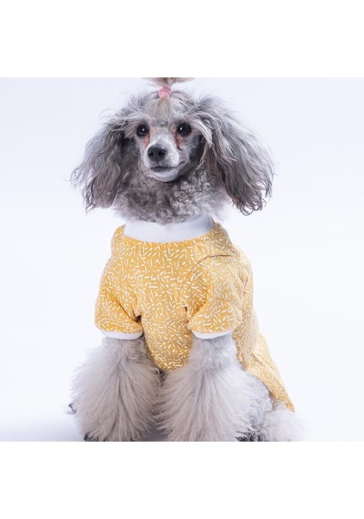 Yellow-sarı Basic Kedi Köpek Sweat- Kedi Köpek Kıyafeti