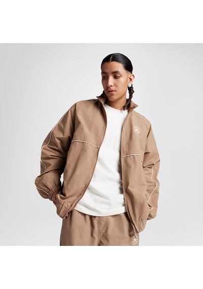 Converse Retro Windbreaker Erkek Kahverengi Ceket10026708 Bej