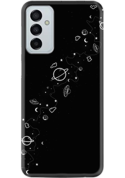 Samsung Galaxy Uyumlu A04S Kilif Silikon Desen Planet 1620 556613326