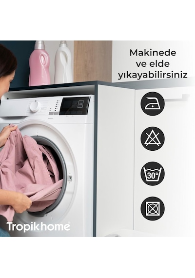Tropik Home Siyah Mermer Desenli Banyo Perdesi, 180x200cm Duş Perdesi-tek Kanat Duş Perdesi-c Halka Hediyeli Diğer