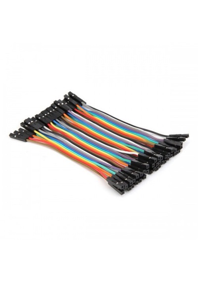 10cm 40 Pin Dişi Dişi Dupont Kablo Breadboard Jumper