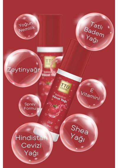 Tto Clinic Vücut Yağı Çilek Çay Ağacı Yağı Tea Tree Oıl 200 ML