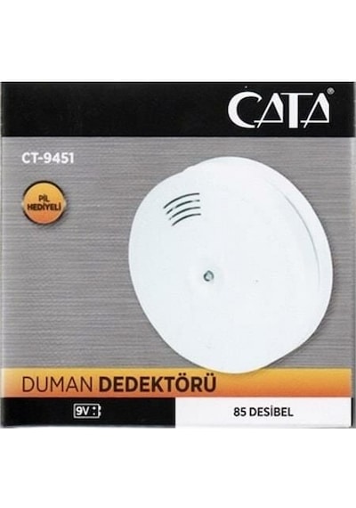 CATA CT-9451 DUMAN DEDEKTÖRÜ PİLLİ