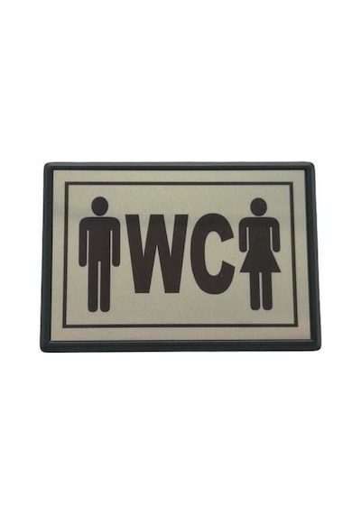 Yönlendirme Levhaları Cemax Yönlendirme Büyük Wc Bay Bayan 13x8,5 Cm