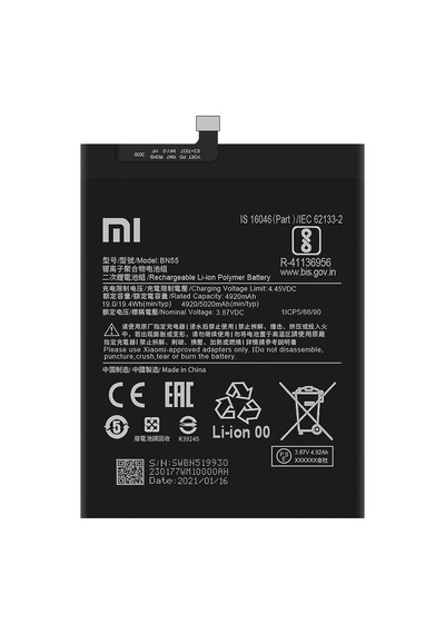 Redmi Note 9s A Kalite Batarya Bn55 - 4920 Mah Sku142704