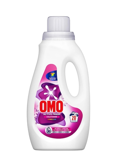 Active Fresh Cold Power Renkliler Sıvı Deterjan 1000 Ml