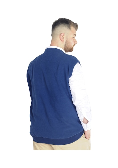 Mode Xl Büyük Beden Erkek Yelek Selanik 20545 Indigo 001