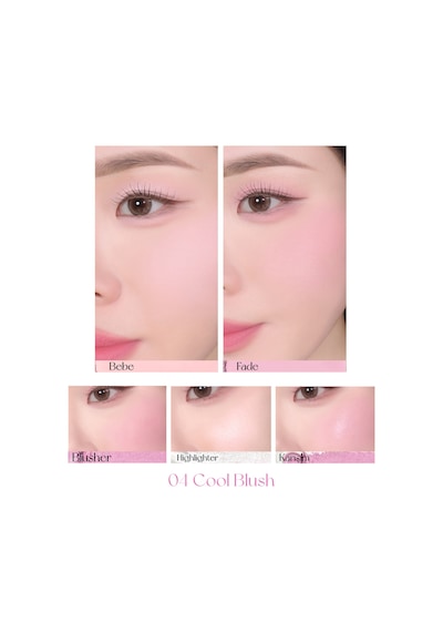 Peripera All Take Mood Like Palette 04 Cool Blush Night Peri