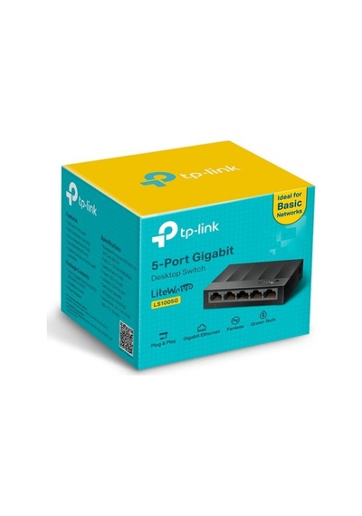 TP-LINK LS1005G 5 PORT 10/100/1000 YONETILEM  Z DESKTOP SWITCH PL