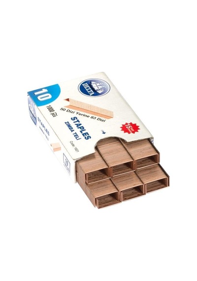 Delta 1621 Zımba Teli No 10 Sarı 1000li x 10 Kutu