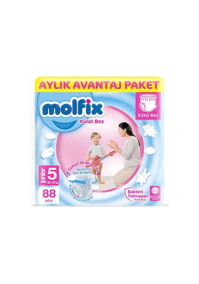 Molfix Külot Bez 5 Numara Junior Aylık Avantaj Paketi 88 Adet
