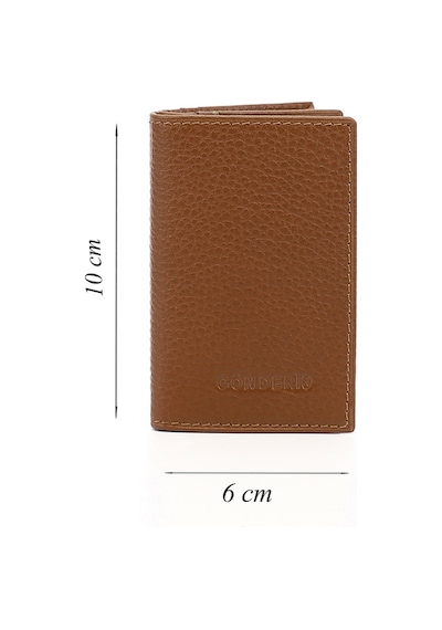 Gönderi(R) Gönderir Taba Gön Hakiki Deri Unisex Kartlık 06205 Taba