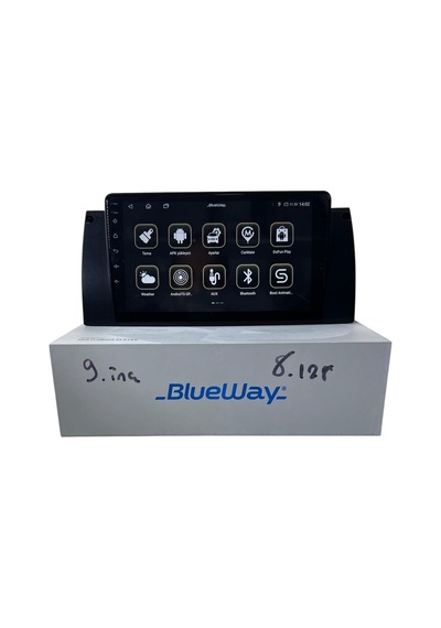 Bmw E39 Blueway 8-128 Tam Profesyonel Oem Multimedia 9"