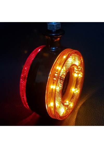 Ayna Altı Küpe Lamba 12-24 Volt Sarı Kırmızı 2 Adet N11.1447