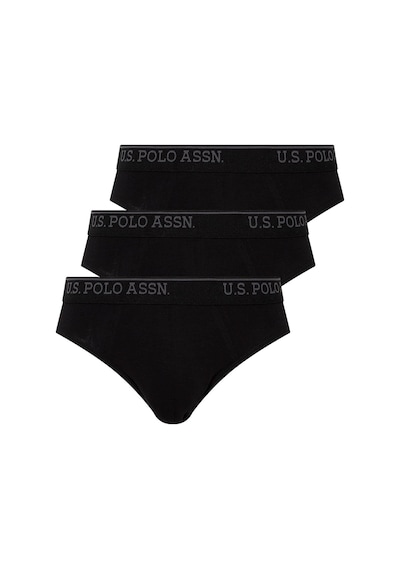 U.S. Polo Assn. U.s Polo Assn. 90003 Erkek Battal 3'lü Slip Külot-siyah Siyah