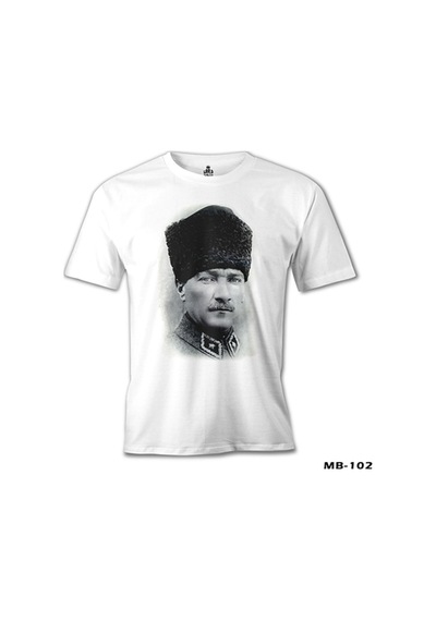 Atatürk Beyaz Erkek Tshirt