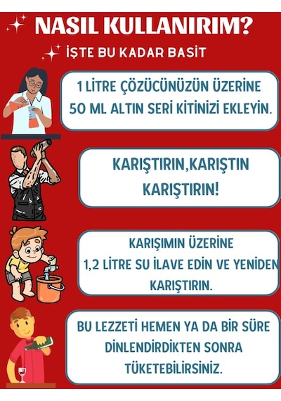 Sek Aroma Altın Seri Anason Yağı Hazır Karışım Altın Seri Rakı Kiti 50 ML