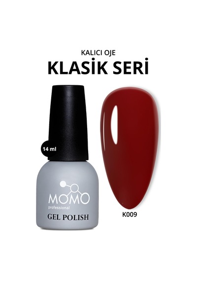 Momo Professional Kalıcı Oje K009 Kiraz Bordo 14 Ml