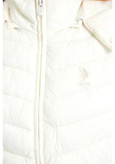 U.S. Polo Assn. Kadın Krem Yelek 50326196-vr256 İnci