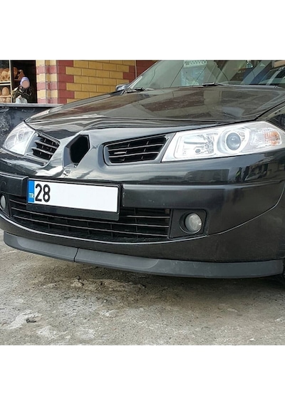 Renault Megane 2 Uyumlu Astra H Lip 2 Parça Ön Tampon Eki N11.201