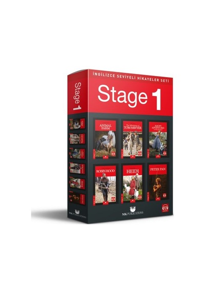 İngilizce Seviyeli Hikayeler Seti - Stage-1 - Ezjı-749734