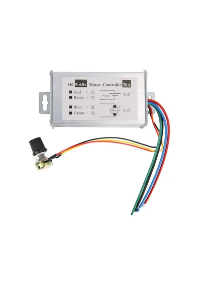9-60v 20a Pwm Dc Motor Hız Kontrol Modülü