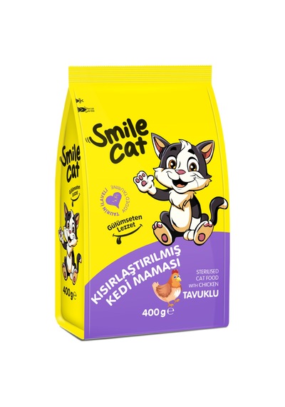 400 Gr Kuru Kedi Maması Yetişkin Kısır Tavuklu 3'lü
