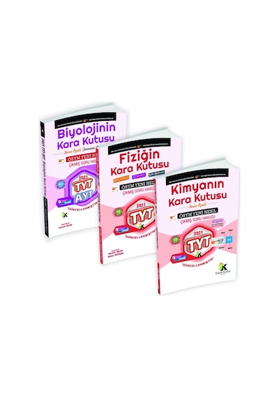 Yks - Tyt Fizik Kimya Biyolojinin (Fkb) Kara Kutusu Konu Özetli Tamamı Çözümlü Soru Bankası Seti