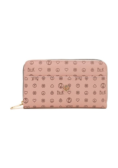 Bilik Deri Monogram Pembe Kadın Cüzdan Ays05 06-mn Pembe