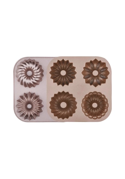 Korkmaz Pasty 4lü Muffin Kalıbı A5617-4 Bej