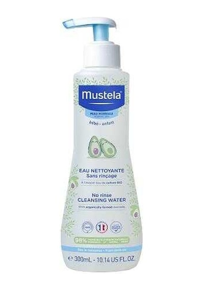 Mustela Durulama Gerektirmeyen Organik Avokadolu Temizleme Suyu 300 ML