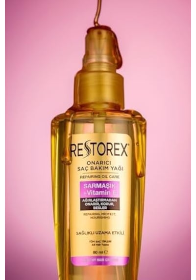 Restorex Sarmaşık + Vitamin E Onarıcı Saç Bakım Yağı 80 Ml Besleyici Onarım